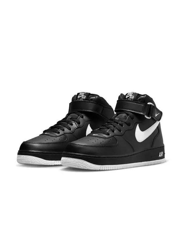 Кроссовки air force 1 mid 07 Nike — изображение 3 из 4, черный/белый