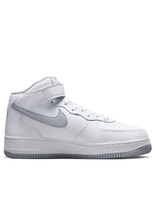 Кроссовки air force 1 mid '07 'white wolf grey' Nike — изображение 2 из 4, белый/серый
