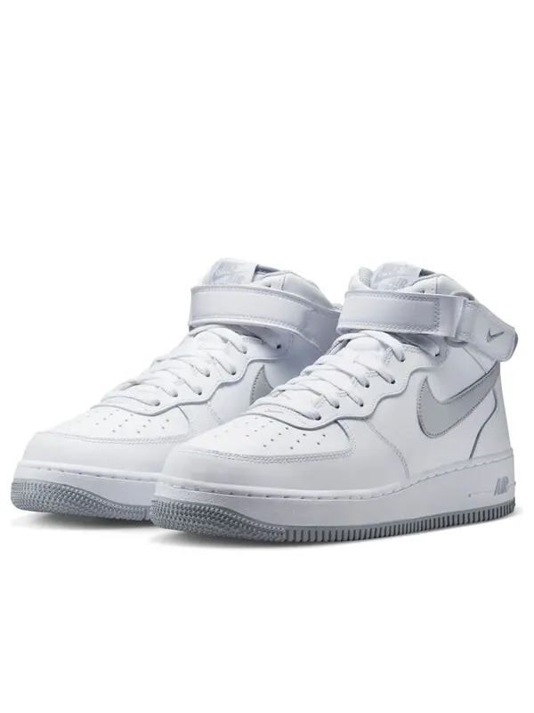 Кроссовки air force 1 mid '07 'white wolf grey' Nike — изображение 3 из 4, белый/серый