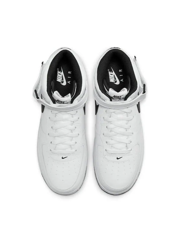 Кроссовки air force 1 mid '07 'white black' Nike — изображение 4 из 4, белый/черный
