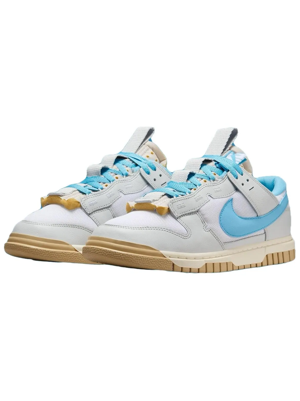 Кроссовки Nike Air Dunk Jumbo Low-top в винтажном стиле — изображение 3 из 6, синий/белый