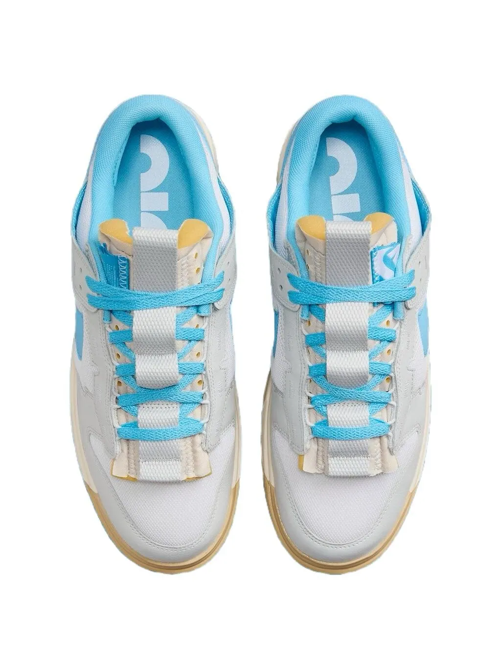Кроссовки Nike Air Dunk Jumbo Low-top в винтажном стиле — изображение 4 из 6, синий/белый