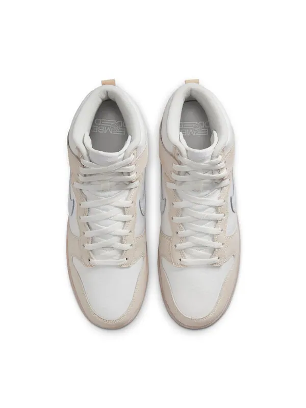 Кроссовки данки высокие ретро prm Nike — изображение 4 из 4, белый/белый--розовый