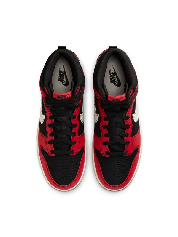 Кроссовки dunk high se 'tartan plaid' Nike — изображение 2 из 4, черный/красный