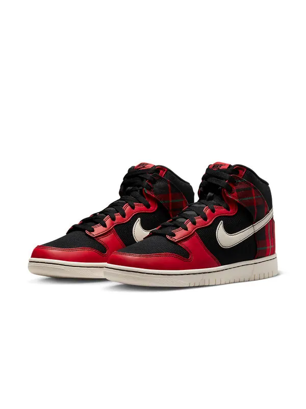Кроссовки dunk high se 'tartan plaid' Nike — изображение 4 из 4, черный/красный
