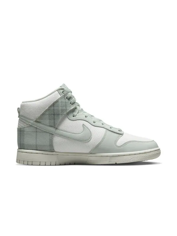 Кроссовки dunk high se 'mint plaid' Nike — изображение 2 из 4, зеленый/белый