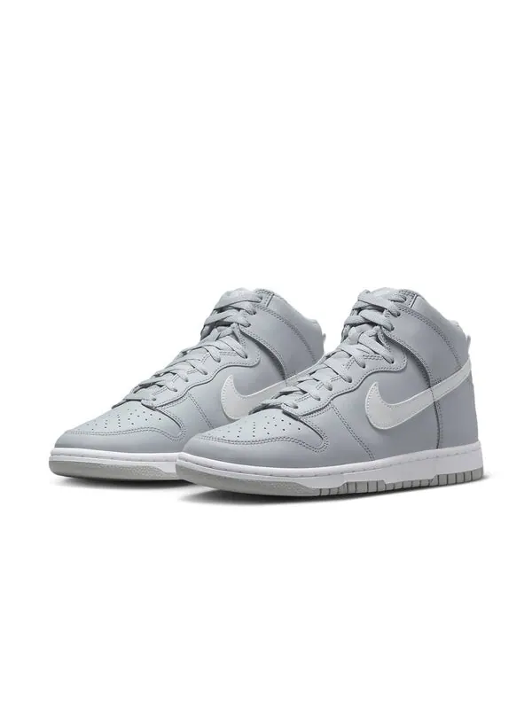 Кроссовки dunk high 'wolf grey' Nike — изображение 3 из 4, серый/белый