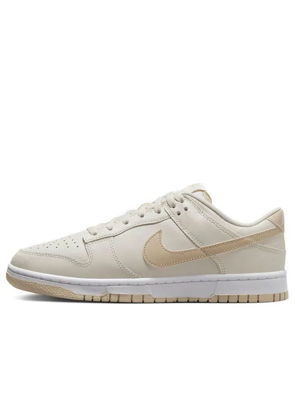 Кроссовки dunk low 'light bone tan' Nike — изображение 1 из 4, белый