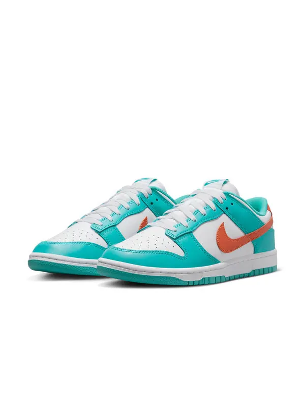Кроссовки Nike Dunk Low 'Miami Dolphins' — изображение 2 из 4, белый