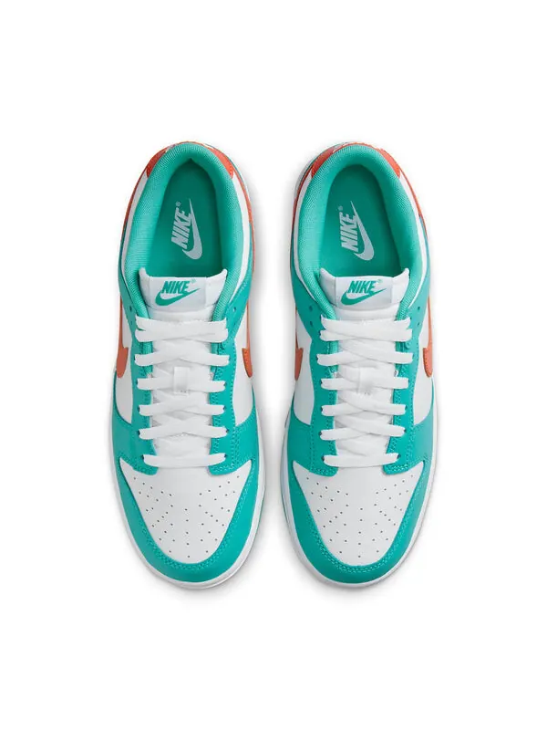 Кроссовки Nike Dunk Low 'Miami Dolphins' — изображение 3 из 4, белый