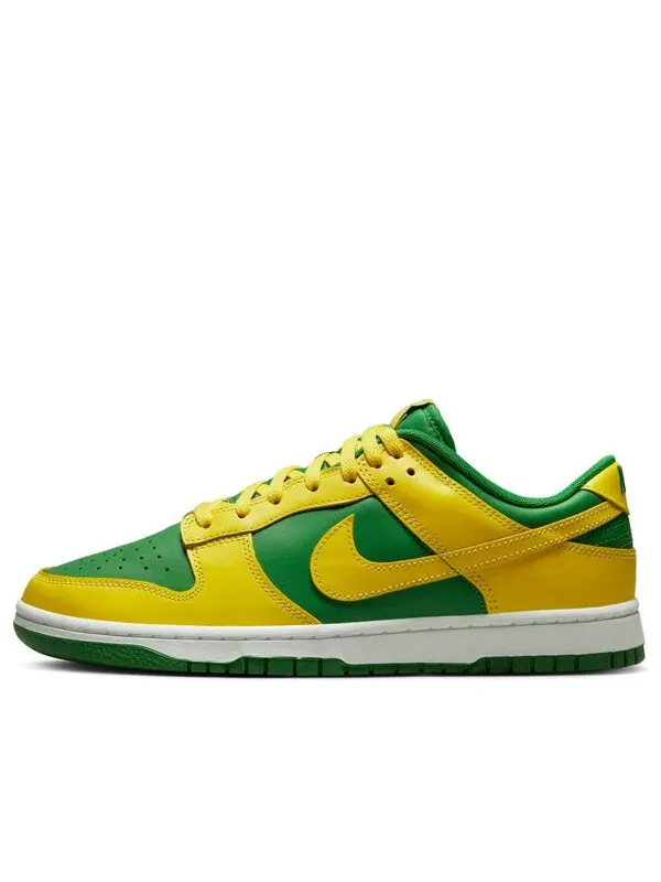 Кроссовки dunk low 'reverse brazil' Nike — изображение 1 из 4, желтый/зеленый