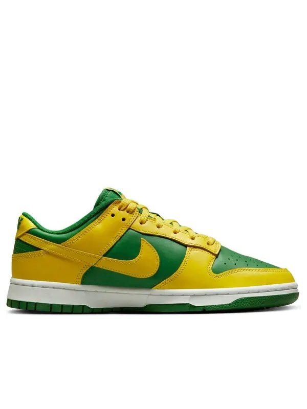 Кроссовки dunk low 'reverse brazil' Nike — изображение 2 из 4, желтый/зеленый