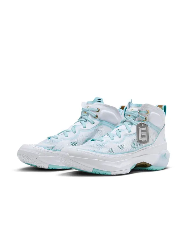 Кроссовки guo ailun x 37 pf Air Jordan — изображение 3 из 4, белый/синий