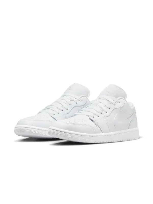 Кроссовки 1 low 'triple white 2022' Air Jordan — изображение 3 из 4, белый