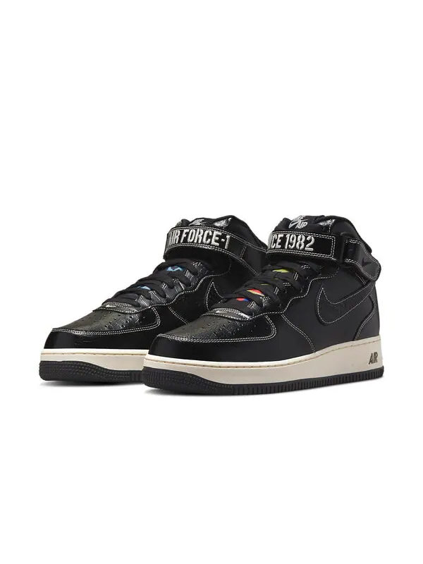 Кроссовки air force 1 mid '07 lv8 'our force 1' Nike — изображение 3 из 4, черный/белый