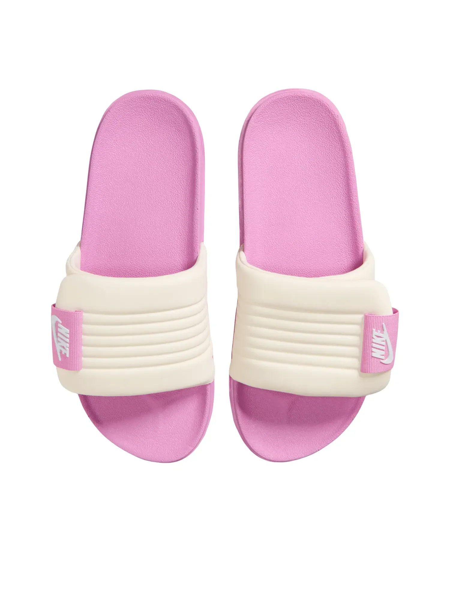Женские шлепанцы с открытым носком Offcourt Adjust Light Magenta Chalk Nike — изображение 3 из 6, розовый