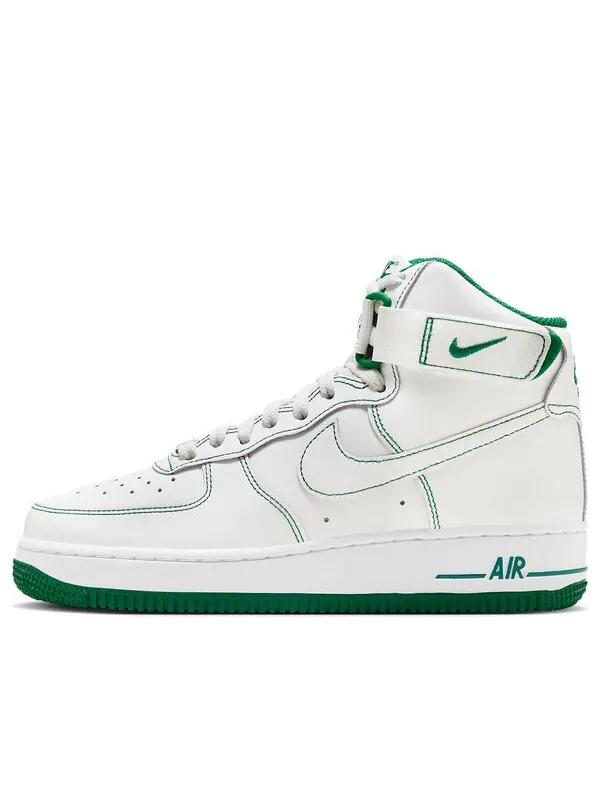 Кроссовки air force 1 высокие Nike — изображение 1 из 4, белый/зеленый
