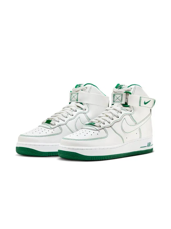 Кроссовки air force 1 высокие Nike — изображение 3 из 4, белый/зеленый