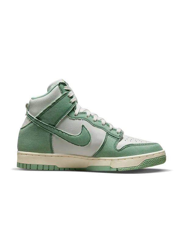 Кроссовки dunk high 1985 'green denim' Nike — изображение 2 из 4, белый/зеленый