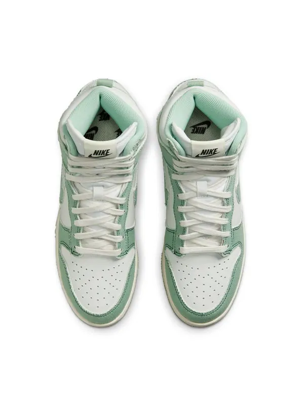 Кроссовки dunk high 1985 'green denim' Nike — изображение 4 из 4, белый/зеленый