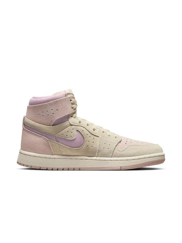 Кроссовки 1 high zoom air cmft 2 'muslin plum chalk' Air Jordan — изображение 2 из 4, бежевый
