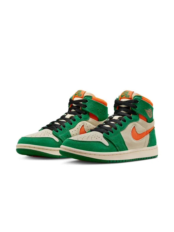 Кроссовки 1 высокие зум см фут 2 Air Jordan — изображение 2 из 4, зеленый, белый