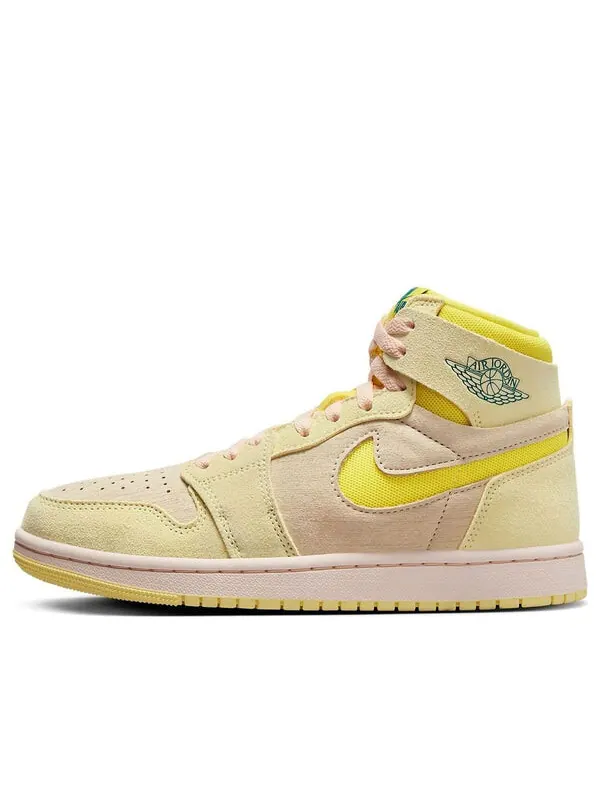 Кроссовки 1 высокие зум см фут 2 Air Jordan — изображение 1 из 4, жёлто-серый