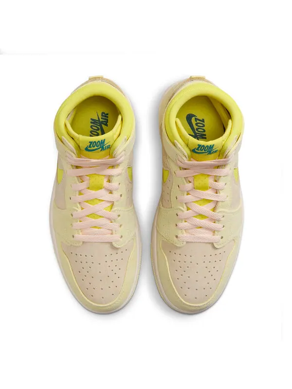 Кроссовки 1 высокие зум см фут 2 Air Jordan — изображение 3 из 4, жёлто-серый