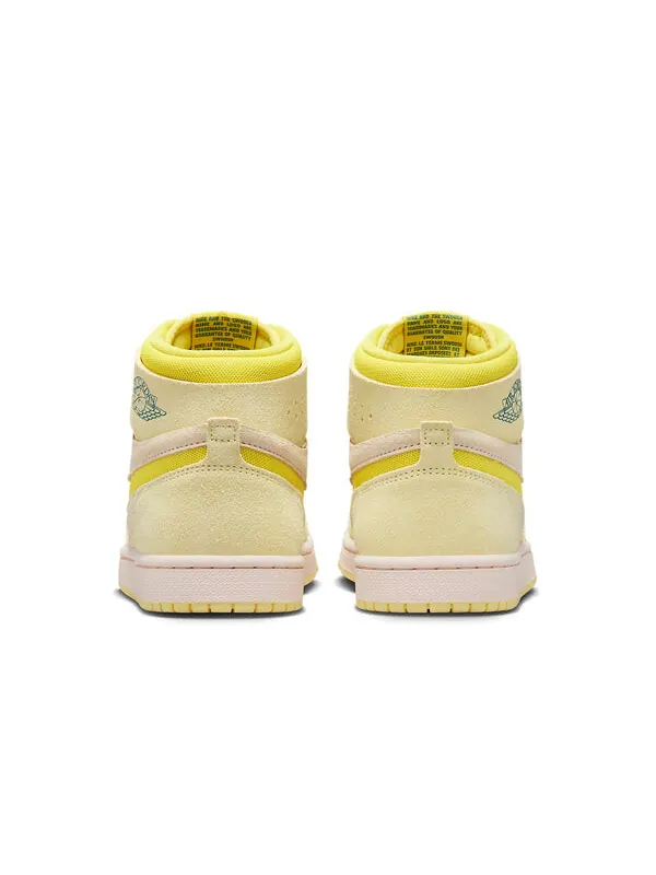 Кроссовки 1 высокие зум см фут 2 Air Jordan — изображение 4 из 4, жёлто-серый