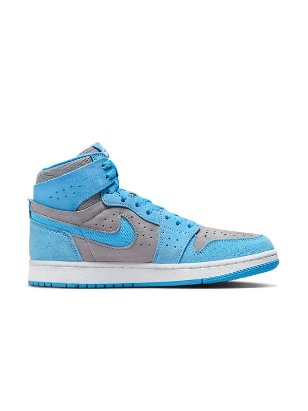 Кроссовки 1 высокие zoom комфорт 2 Air Jordan — изображение 2 из 4, серый/синий/белый