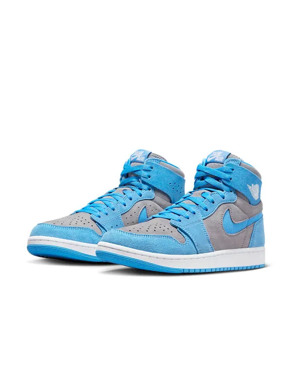 Кроссовки 1 высокие zoom комфорт 2 Air Jordan — изображение 3 из 4, серый/синий/белый