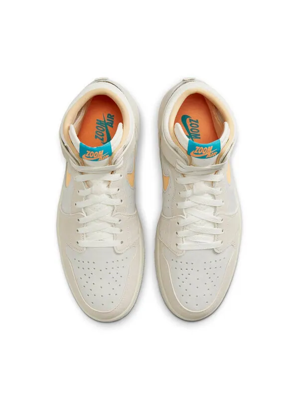 Кроссовки 1 zoom air cmft 2 'light orewood brown citrus aquatone' Air Jordan — изображение 4 из 4, золотистый