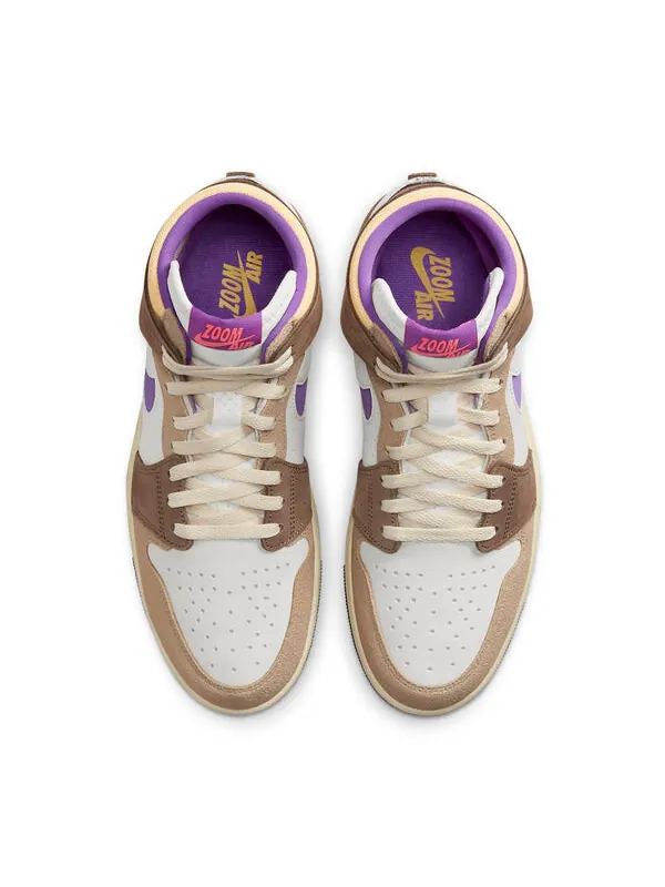 Кроссовки 1 high zoom air cmft 2 'palomino wild berry' Air Jordan — изображение 4 из 4, дыниковый оттенок