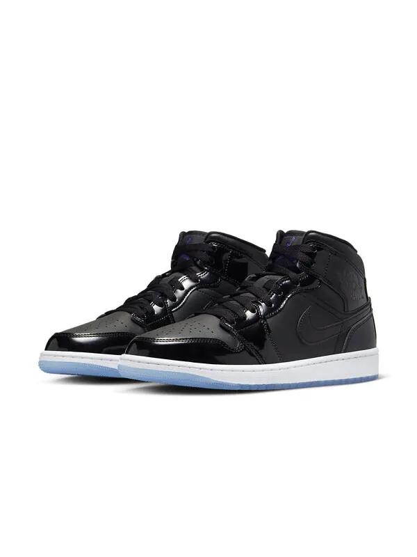 Кроссовки 1 средний размер Air Jordan — изображение 3 из 4, черный/темный-белый