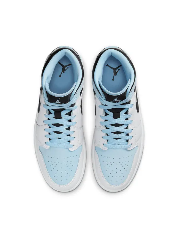 Кроссовки 1 mid 'ice blue' Air Jordan — изображение 2 из 4, мульти
