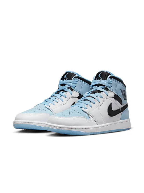 Кроссовки 1 mid 'ice blue' Air Jordan — изображение 3 из 4, мульти