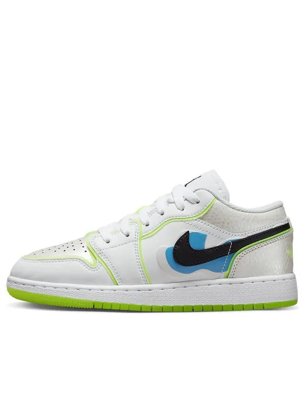 Кроссовки 1 низкие Air Jordan — изображение 1 из 4, белый/платиновый//черный