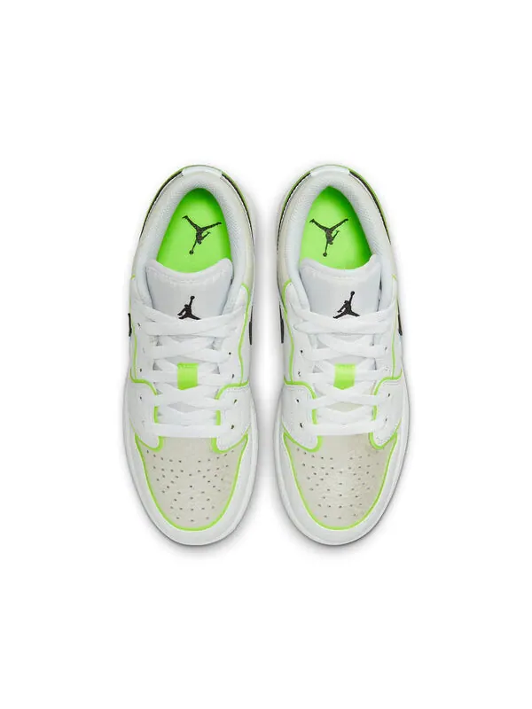 Кроссовки 1 низкие Air Jordan — изображение 4 из 4, белый/платиновый//черный