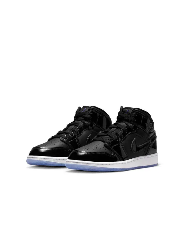 Кроссовки 1 mid se 'space jam' Air Jordan — изображение 3 из 4, черный/темный/белый