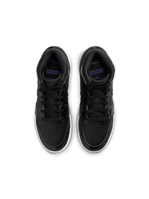 Кроссовки 1 mid se 'space jam' Air Jordan — изображение 4 из 4, черный/темный/белый