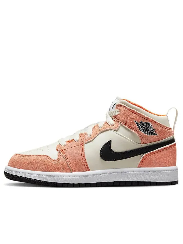 Кроссовки 1 средний размер Air Jordan — изображение 1 из 4, оранжевый//белый/черный
