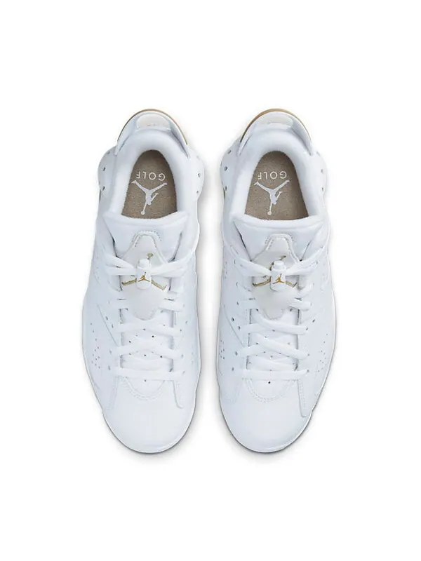 Кроссовки Air Jordan 6 Retro Low Golf 'White Khaki' — изображение 3 из 4, белый/хаки