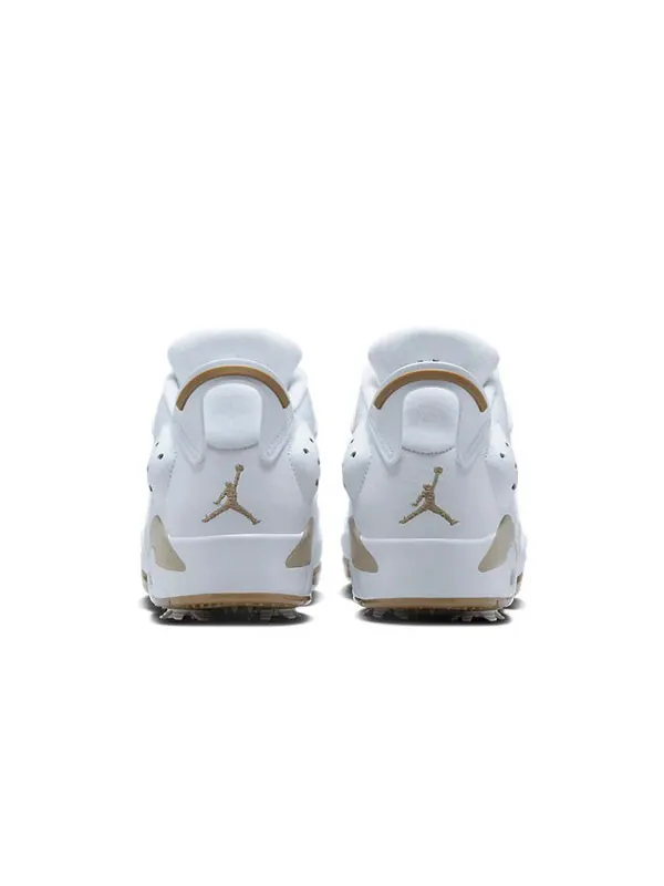 Кроссовки Air Jordan 6 Retro Low Golf 'White Khaki' — изображение 4 из 4, белый/хаки
