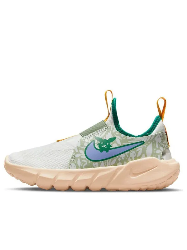 Кроссовки flex runner 2 lil Nike — изображение 1 из 4, белый/зеленый