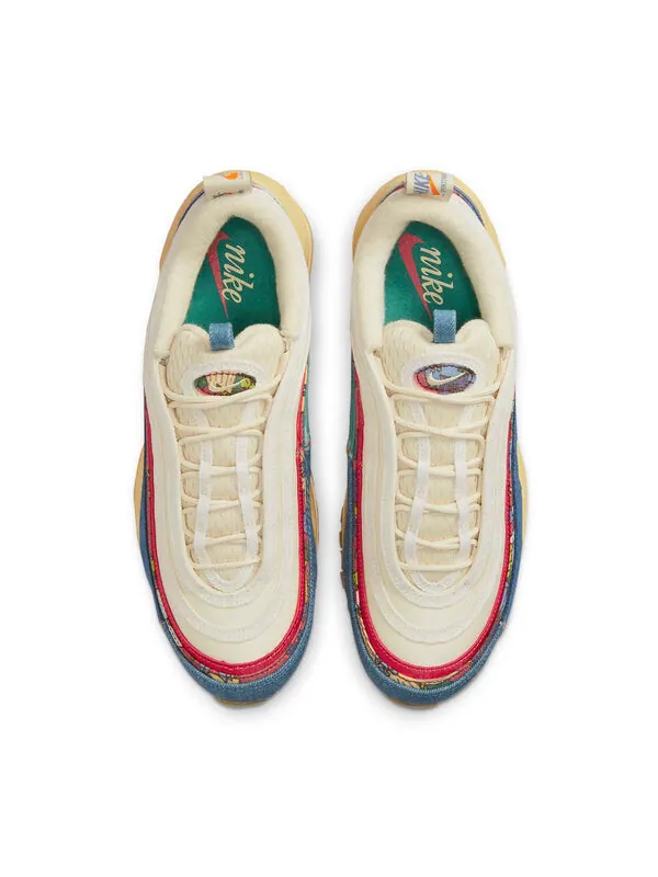 Кроссовки air max 97 Nike — изображение 4 из 4, белый/синий/коричневый