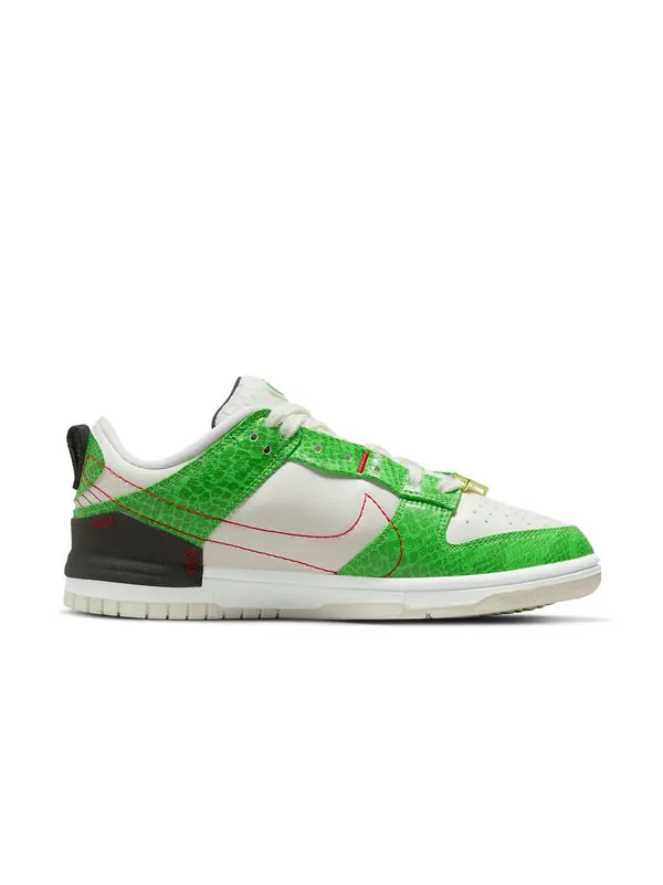 Кроссовки данк лоу срыв 2 Nike — изображение 2 из 4, белый/зеленый