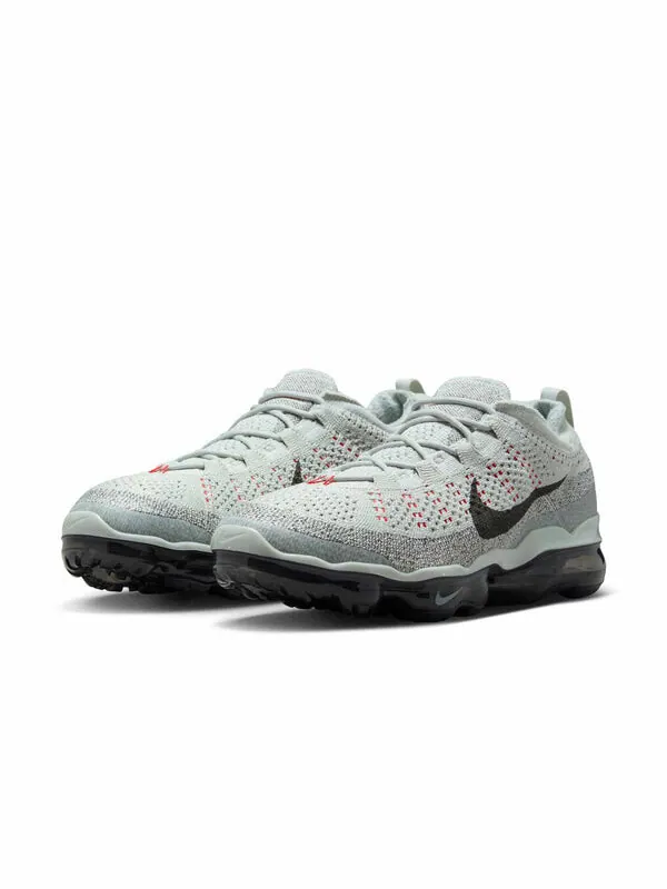 Кроссовки air vapormax 2023 flyknit 'light silver picante red smoke grey' Nike — изображение 3 из 4