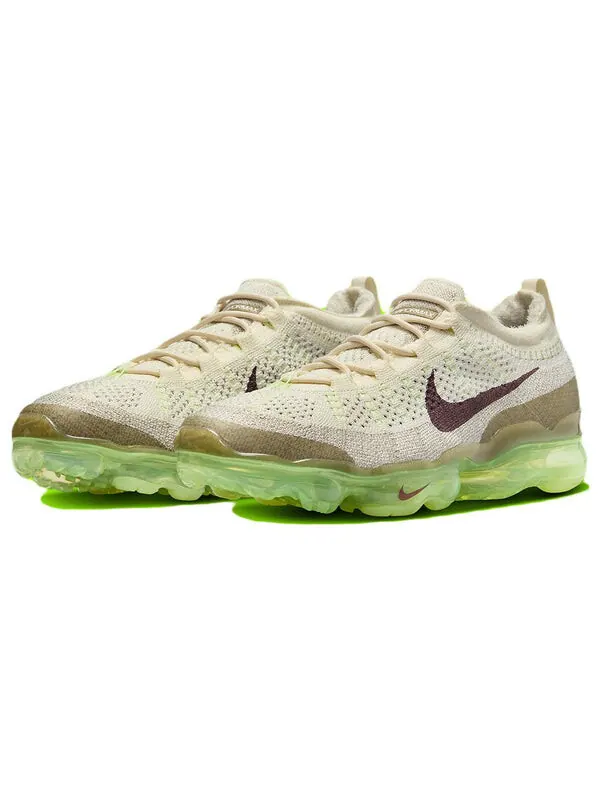 Кроссовки air vapormax 2023 flyknit 'coconut milk olive' Nike — изображение 4 из 4, оливковый