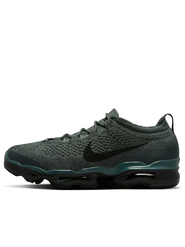 Кроссовки air vapormax 2023 flyknit 'vintage green' Nike — изображение 1 из 4, темный/черный