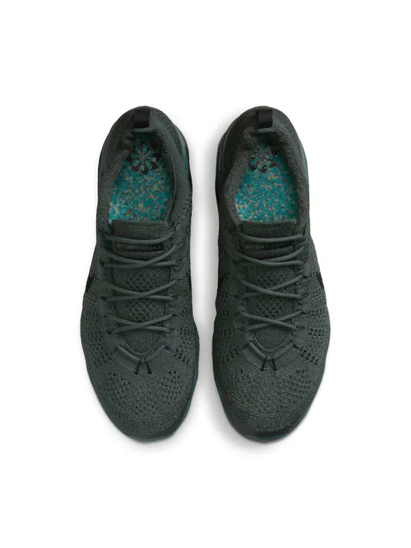 Кроссовки air vapormax 2023 flyknit 'vintage green' Nike — изображение 4 из 4, темный/черный